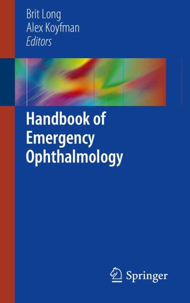 Image of - Handbook of Emergency Ophthalmology | Paperback