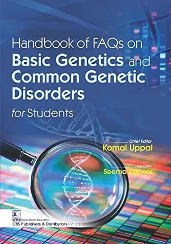Image of - Handbook Of Faqs On Basic Genetics And Common Genetic Disorders For Students | Paperback