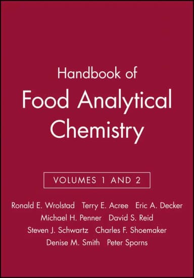 Image of - Handbook of Food Analtical Chemistry | 2 Volume Set | Hardcover