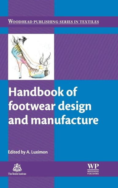Image of - Handbook of Footwear Design and Manufacture | Hardcover