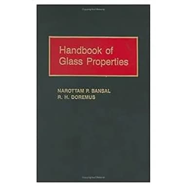 Image of - Handbook of Glass Properties | Hardcover