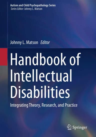 Image of - Handbook of Intellectual Disabilities | Hardcover