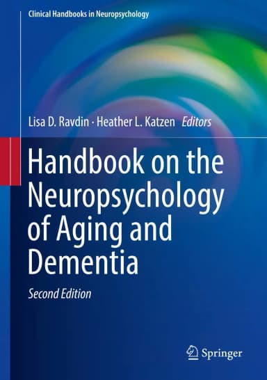 Image of - Handbook on the Neuropsychology of Aging and Dementia | 2nd Edition | Hardcover