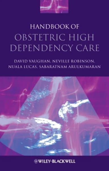 Image of - Handbook of Obstetric High Dependency Care | Paperback