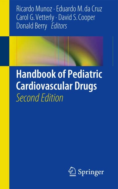 Image of - Handbook of Pediatric Cardiovascular Drugs | 2nd Edition | Paperback