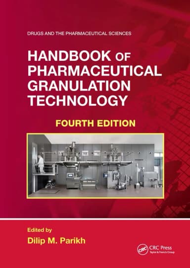 Image of - Handbook Of Pharmaceutical Granulation Technology 4th Edition | Hardcover