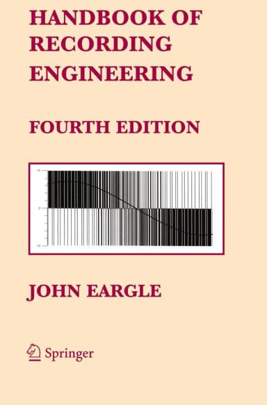 Image of - Handbook of Recording Engineering | 4th Edition | Paperback