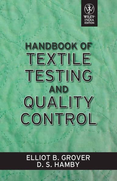 Image of - Handbook of Textile Testing and Quality Control | Paperback