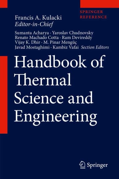 Image of - Handbook of Thermal Science and Engineering | 4 Volume Set | Hardcover