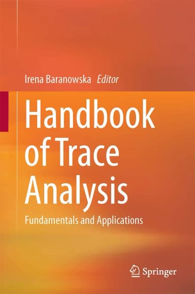 Image of - Handbook of Trace Anlaysis | Hardcover