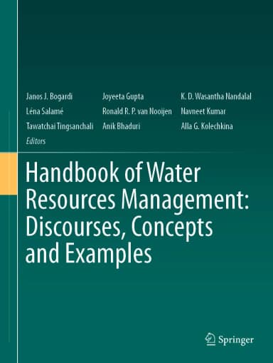 Image of - Handbook Of Water Resources Management Discourses Concepts And Examples | Hardcover