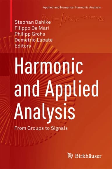 Image of - Harmonic and Applied Analysis | Hardcover