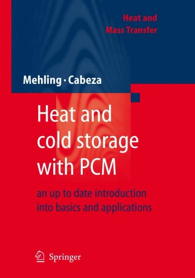 Image of - Heat and Cold Storage with PCM | Hardcover