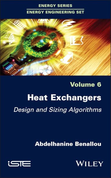 Image of - Heat Exchangers Design And Sizing Algorithms Volume 6 | Hardcover