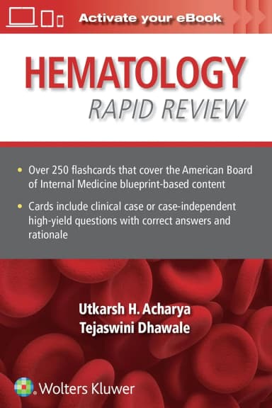 Image of - Hematology Rapid Review Flash Cards | Paperback