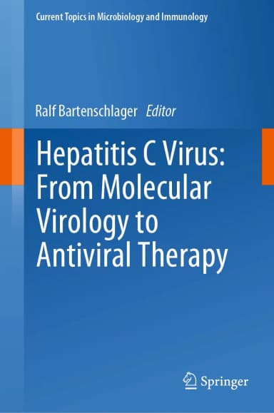 Image of - Hepatitis C Virus From Molecular Virology to Antiviral Therapy | Hardcover