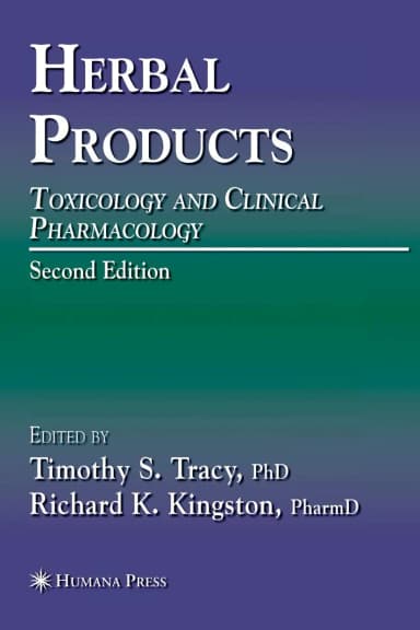 Image of - Herbal Products Toxicology and Clinical Pharmacology | 2nd Edition | Hardcover