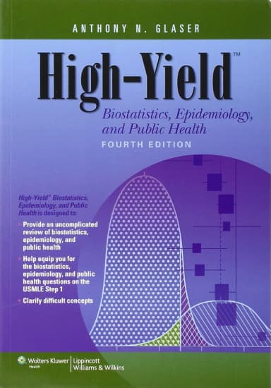 Image of - High-Yield Biostatistics | Epidemiology | and Public Health | 4th Edition | Paperback