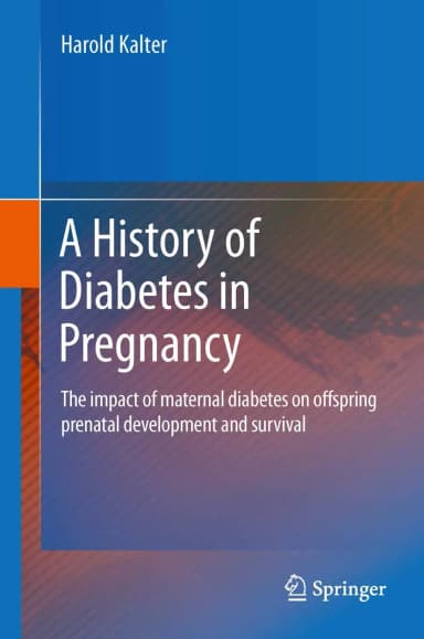 Image of - A History of Diabetes in Pregnancy | Hardcover