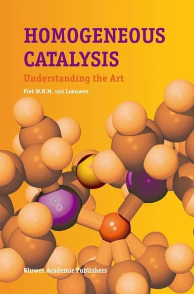 Image of - Homogeneous Catalysis Understanding the Art | Paperback