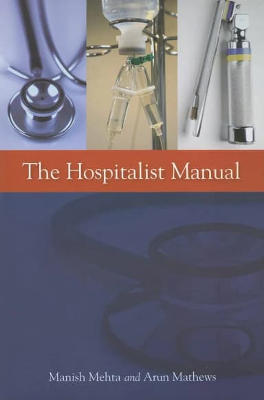 Image of - The Hospitalist Manual | Paperback