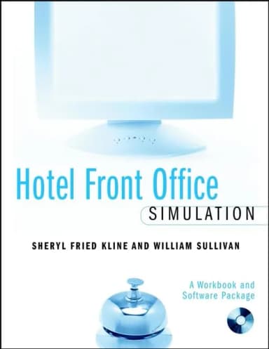 Image of - Hotel Front Office Simulation A Workbook and Software Package | With CD | Paperback