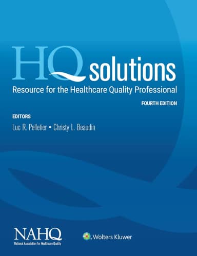 Image of - HQ Solutions Resource for the Healthcare Quality Professional | 4th Edition | Paperback