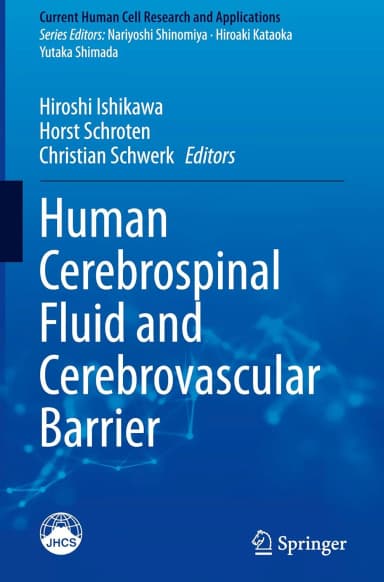 Image of - Human Cerebrospinal Fluid And Cerebrovascular Barrier | Hardcover
