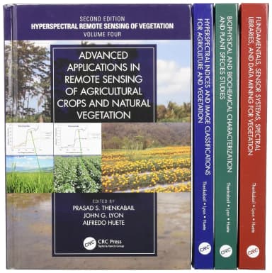 Image of - Hyperspectral Remote Sensing of Vegetation | 2nd Edition | 4 Volume Set | Hardcover