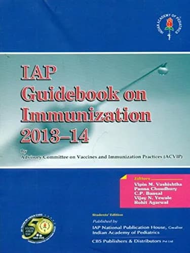 Image of - IAP Guidebook on Immunization 2013-14 (IAP Indian Academy of Pediatrics) | Paperback