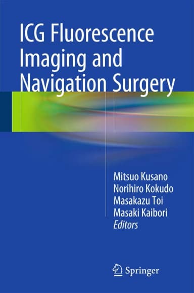 Image of - ICG Fluorescence Imaging and Navigation Surgery | Hardcover
