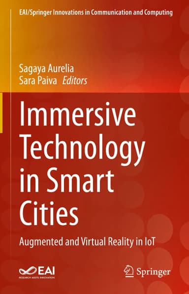 Image of - Immersive Technology In Smart Cities Augmented And Virtual Reality In Iot | Hardcover