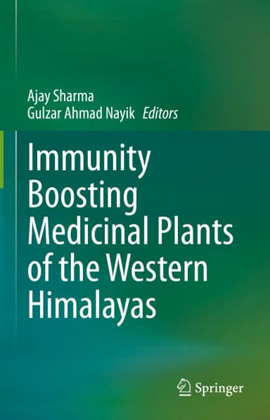 Image of - Immunity Boosting Medicinal Plants Of The Western Himalayas | Hardcover