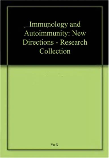 Image of - Immunology and Autoimmunity New Directions - Research Collection