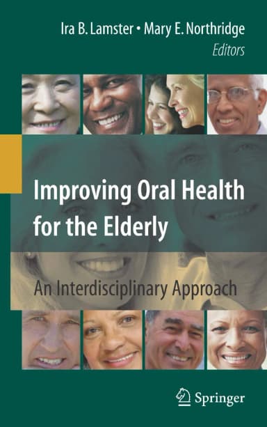 Image of - Improving Oral Health for the ElderlyAn interdisciplinary Approach | Hardcover