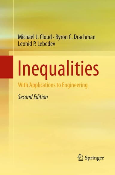 Image of - Inequalitites with Applications to Engineering | 2nd Edition | Hardcover