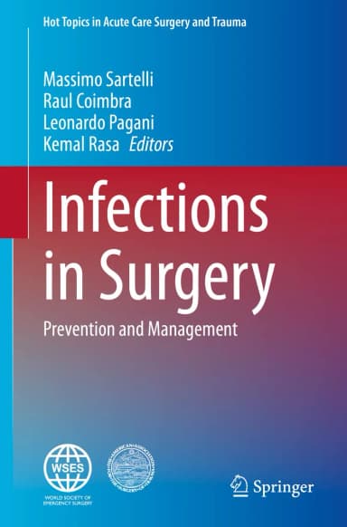 Image of - Infections In Surgery Prevention And Management | Hardcover