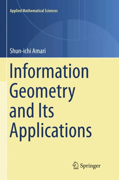 Image of - Information Geometry And Its Applications | Paperback