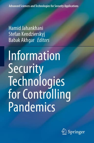 Image of - Information Security Technologies For Controlling Pandemics | Paperback