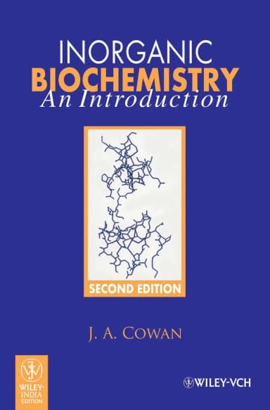 Image of - Inorganic Biochemistry An Introduction | Hardcover
