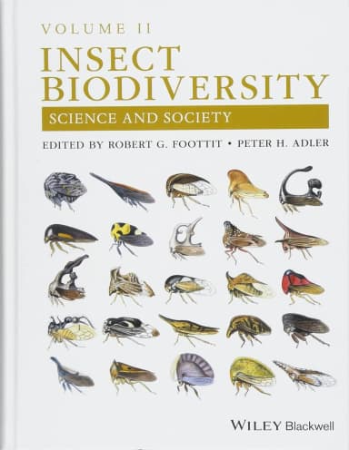 Image of - Insect Biodiversity Science and Society Vol 2 | Hardcover