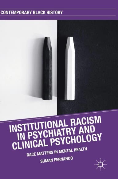 Image of - Institutional Racism In Psychiatry And Clinical Psychology | Hardcover