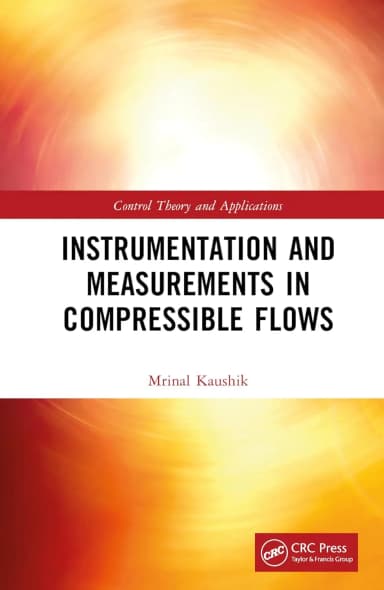 Image of - Instrumentation And Measurements In Compressible Flows | Hardcover