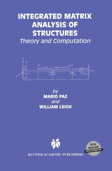 Image of - Integrated Matrix Analysis of Structures Theory and Computation | Hardcover
