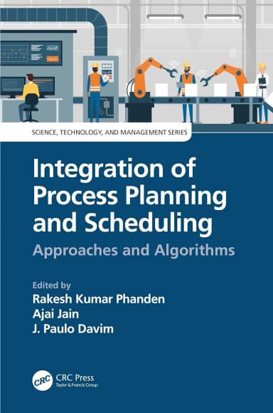 Image of - Integration of Process Planning and Scheduling | Hardcover