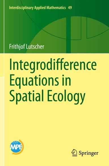 Image of - Integrodifference Equations In Spatial Ecology | Paperback