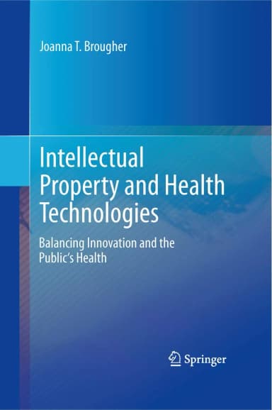 Image of - Intellectual Property and Health Technologies | Hardcover