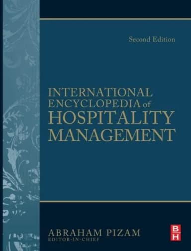 Image of - International Encyclopedia of Hospitality Management | 2nd Edition | Hardcover