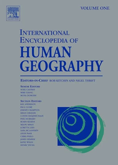Image of - International Encyclopedia of Human Geograpy | 12 Volume Set | Hardcover