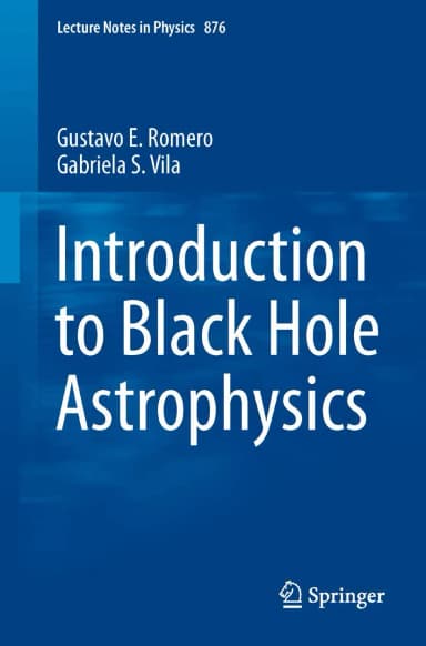 Image of - Introduction to Black Hole Astrophysics | Paperback